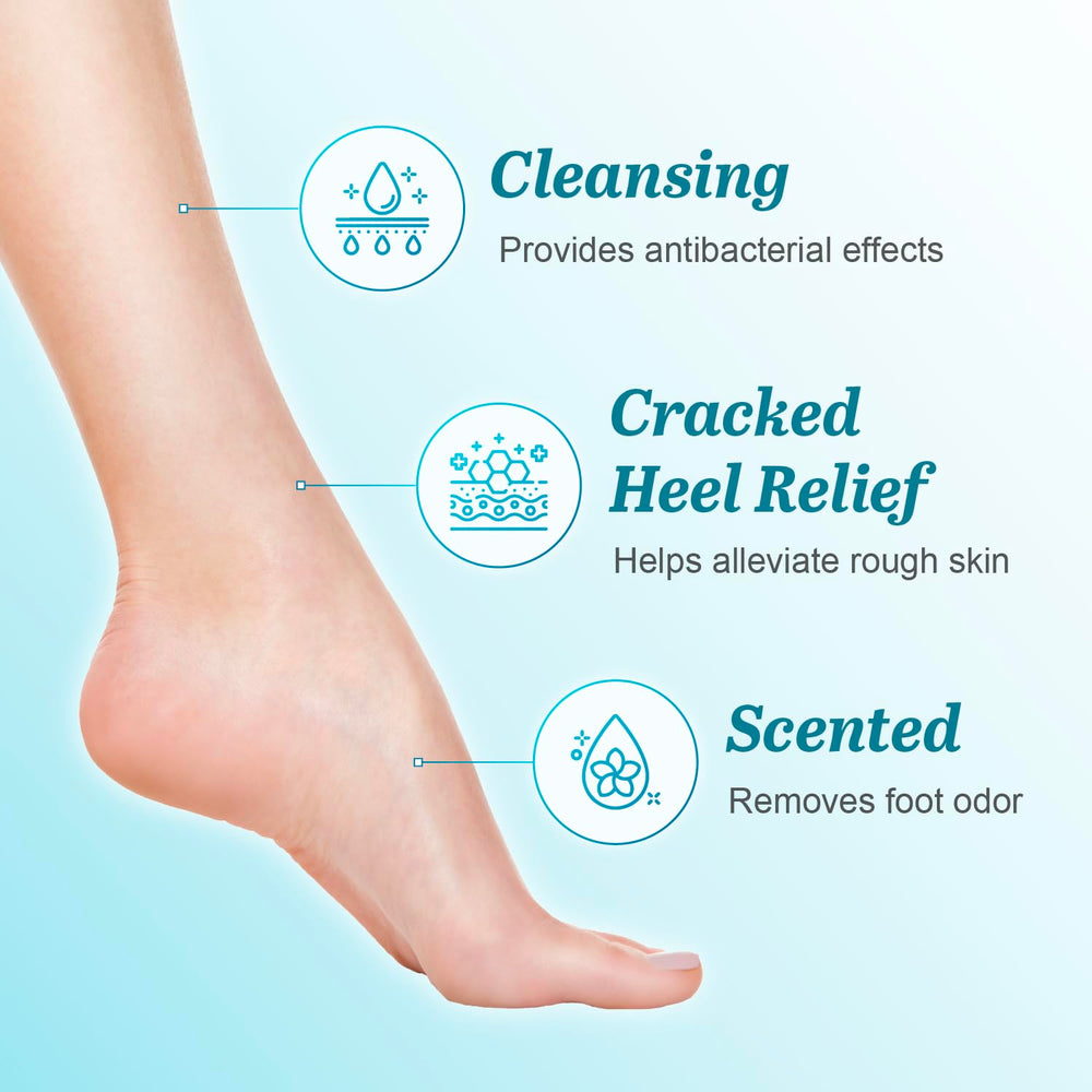 Veilment Cotton Foot Shampoo grapefruit scent close-up showing refreshing aroma.