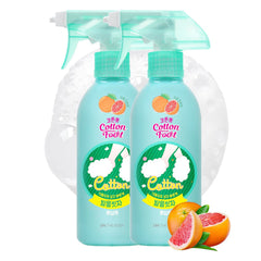 Veilment Cotton Foot Shampoo grapefruit spray in shower for quick refreshing cleanse.