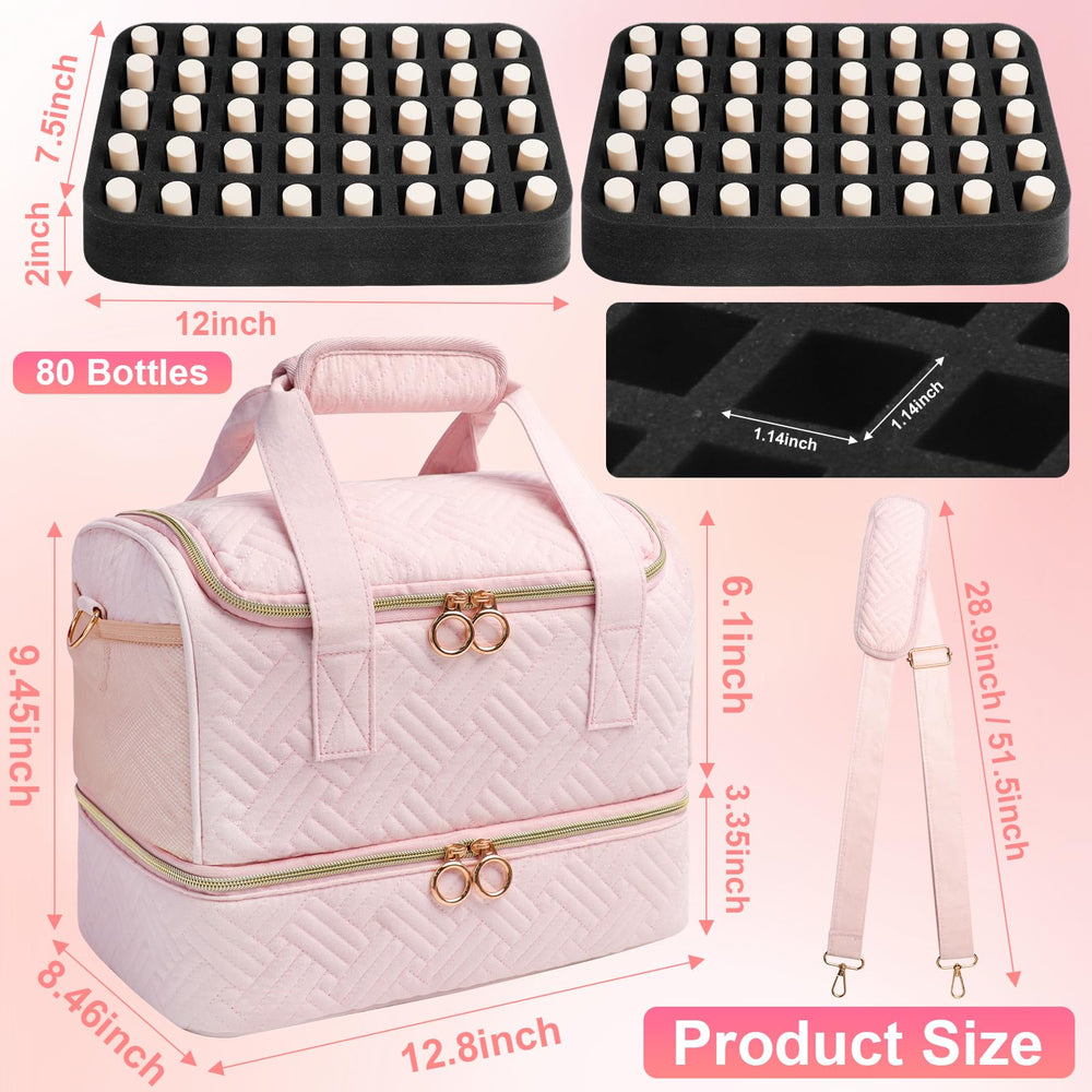 Veirdro organizer with shoulder strap demonstrates easy transport and luggage compatibility.