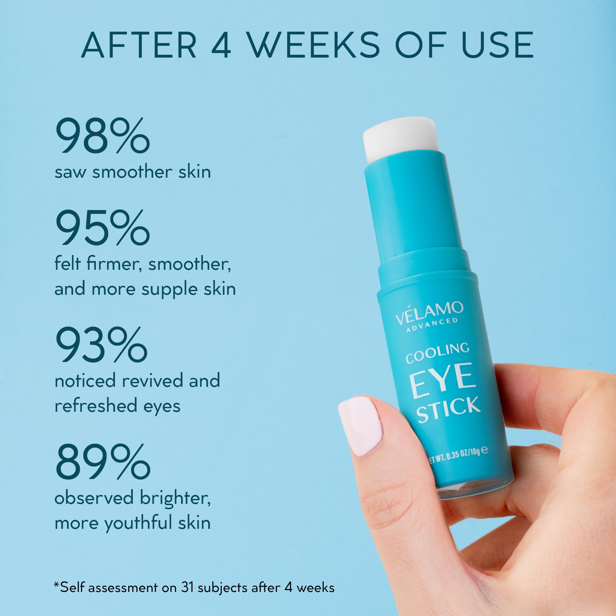 VELAMO ADVANCED blueberry and watermelon brighten and plump skin.