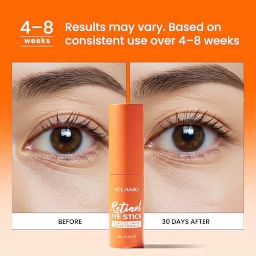 VELAMO ADVANCED elasticity-boost formula visual conveys firmer-looking under-eye skin