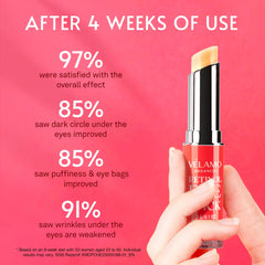 VELAMO ADVANCED Retinol Eye Stick night application smooths fine lines around the eye area.