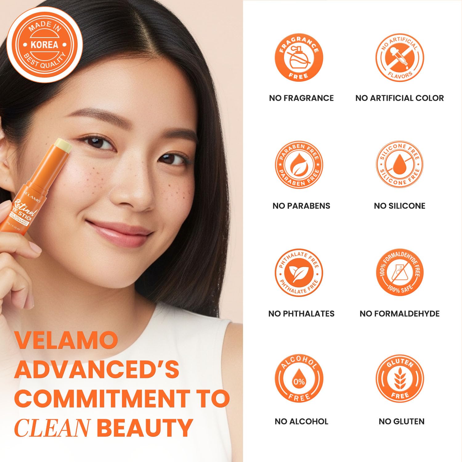 VELAMO ADVANCED under-eye hydration boost with lightweight formula for refreshed skin