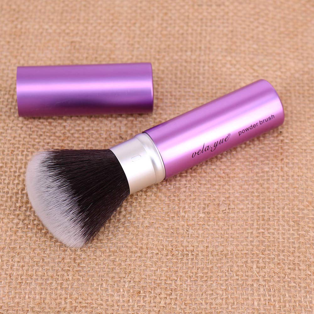 Vela.Yue cruelty-free vegan brush offers easy care and durable performance