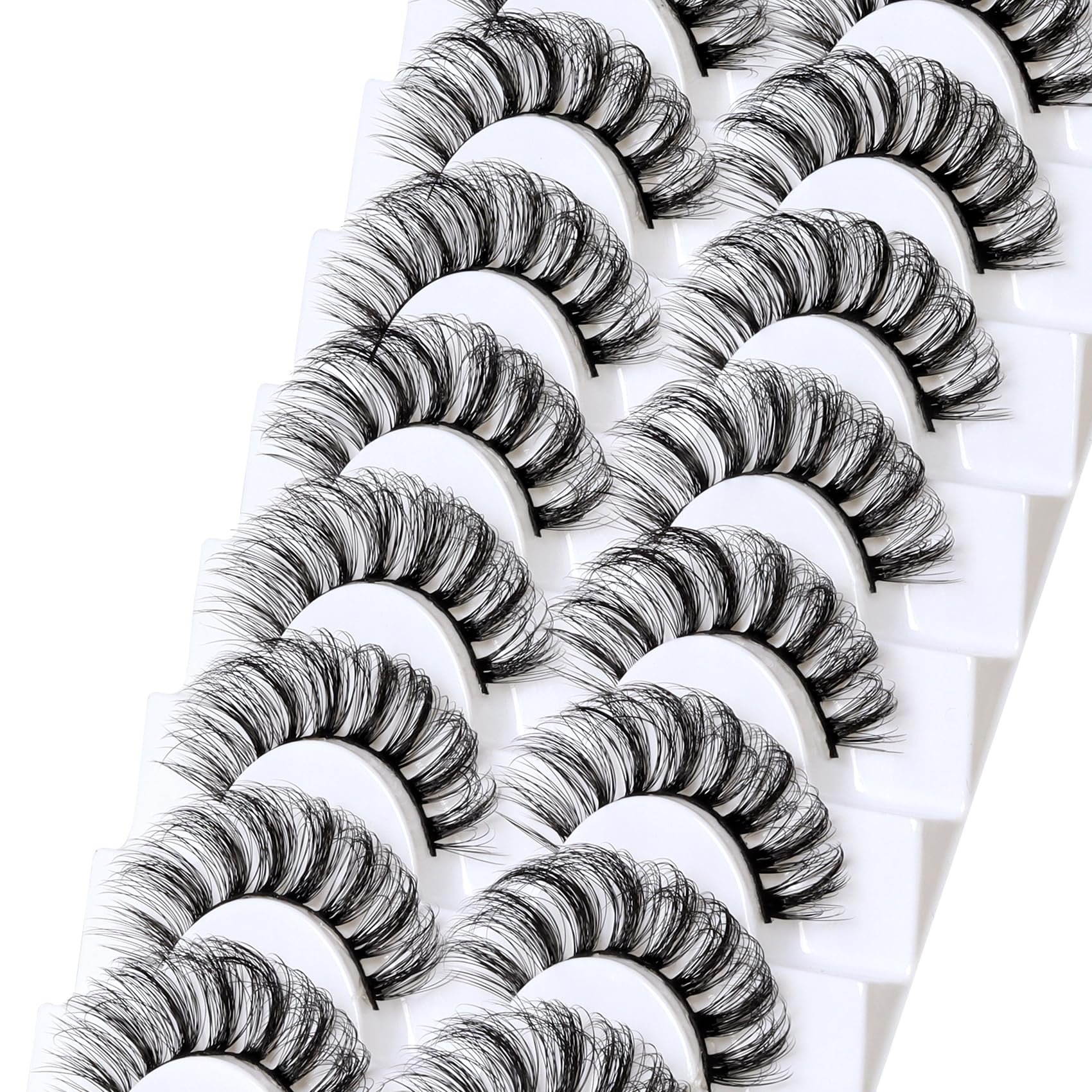 Veleasha 10-pairs-pack D02 display ideal for trying different looks