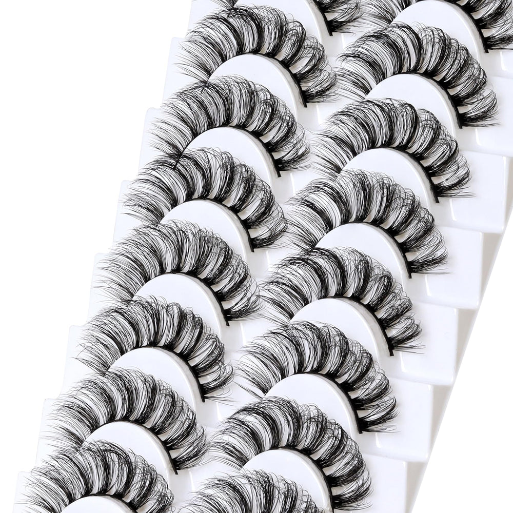 Veleasha 10-pairs-pack D02 display ideal for trying different looks