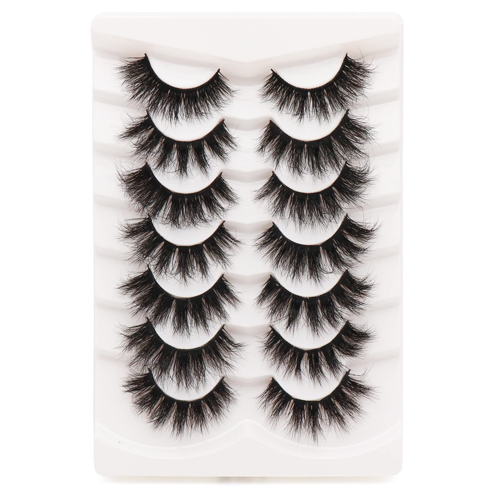 Veleasha faux mink lashes ready for seamless makeup application and wear.