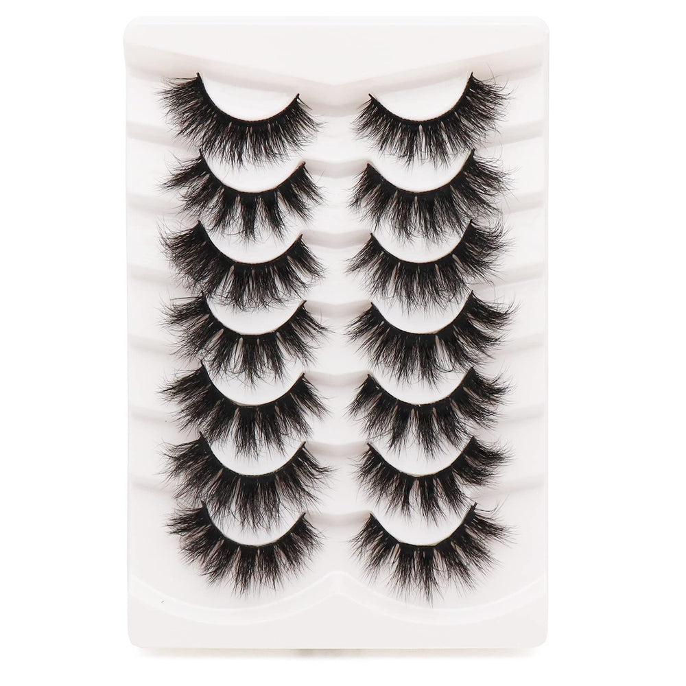 Veleasha faux mink lashes ready for seamless makeup application and wear.