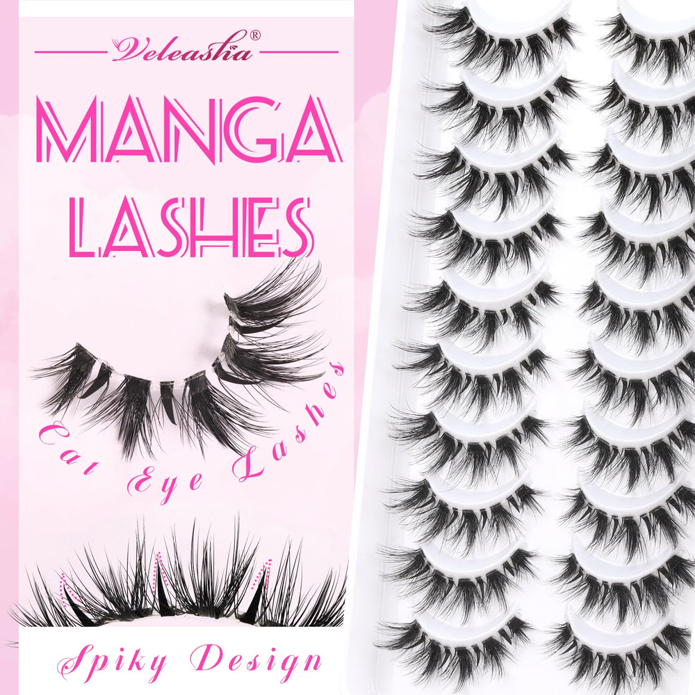 Veleasha manga lashes 6D effect for dimensional lash look