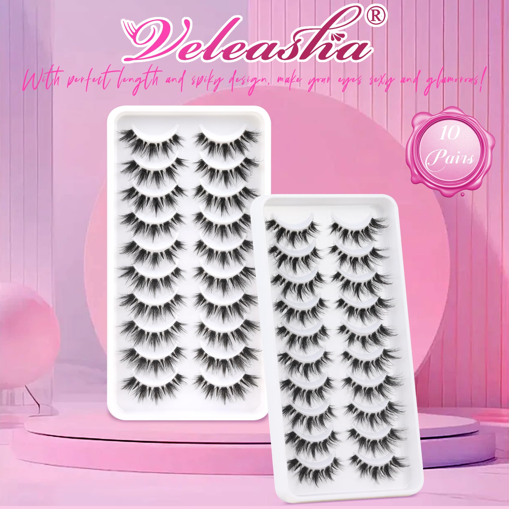 Veleasha manga lashes easy-apply guide image for quick application