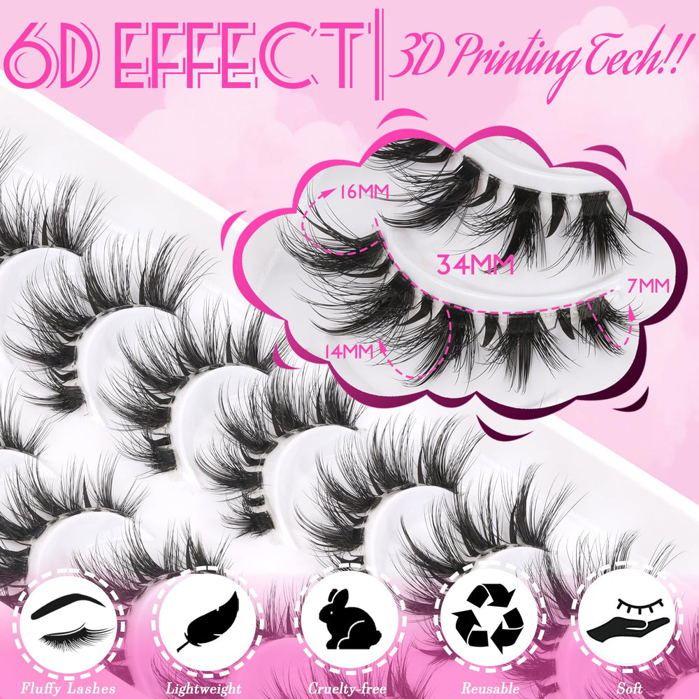 Veleasha manga lashes premium lightweight fibers for fluffy wear