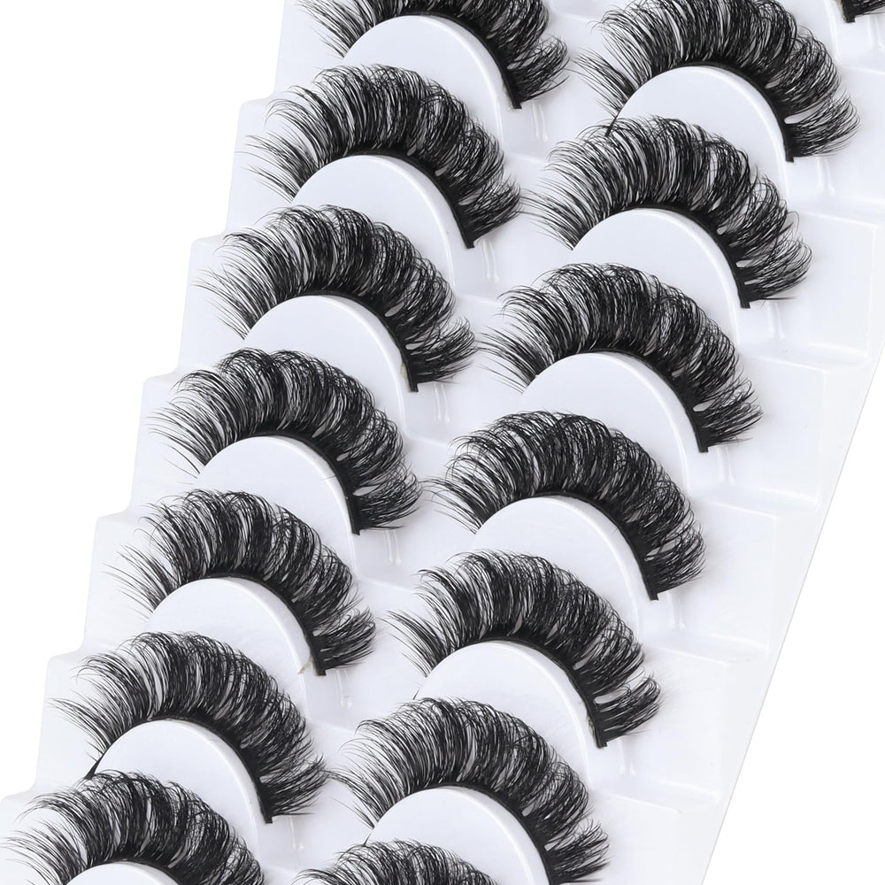 Veleasha 10-pairs pack demonstrates versatile, budget-friendly lash options