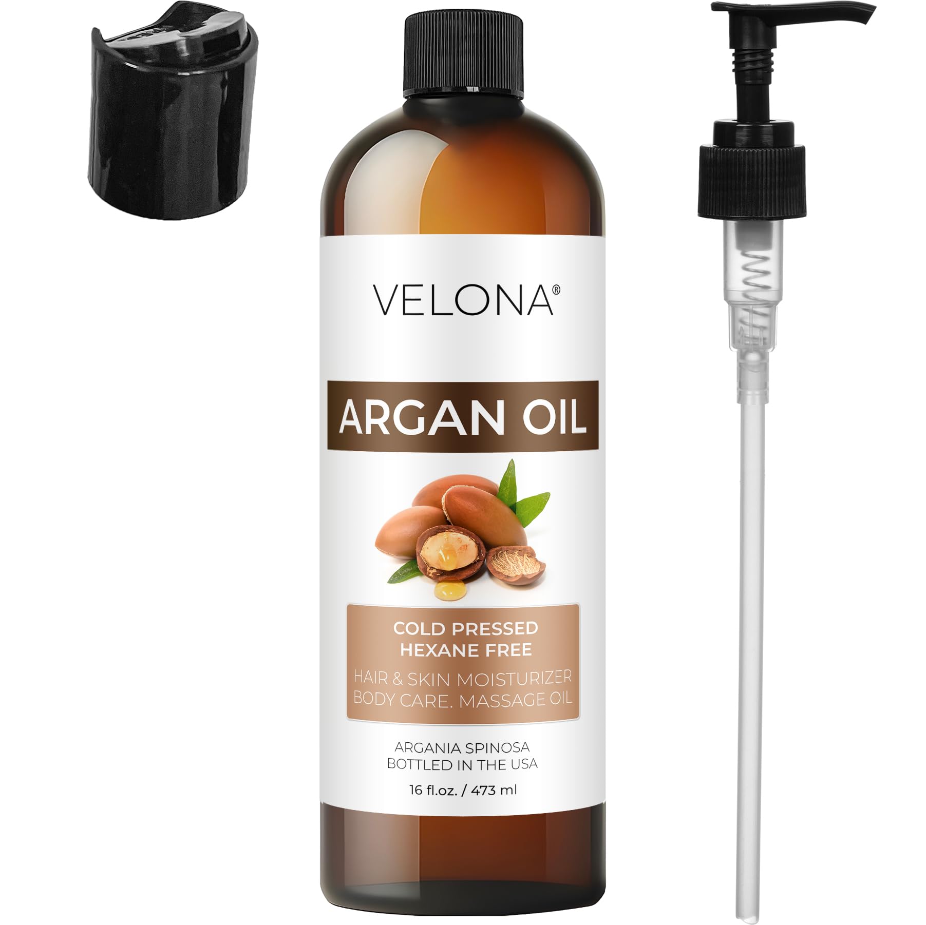 Velona Argan Oil DIY-blends shot highlights versatility in creams lotions and hair care.