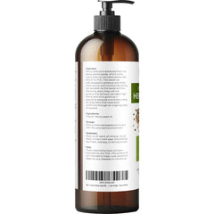 Velona Hemp Seed Oil dropper application ready for facial or hair treatment