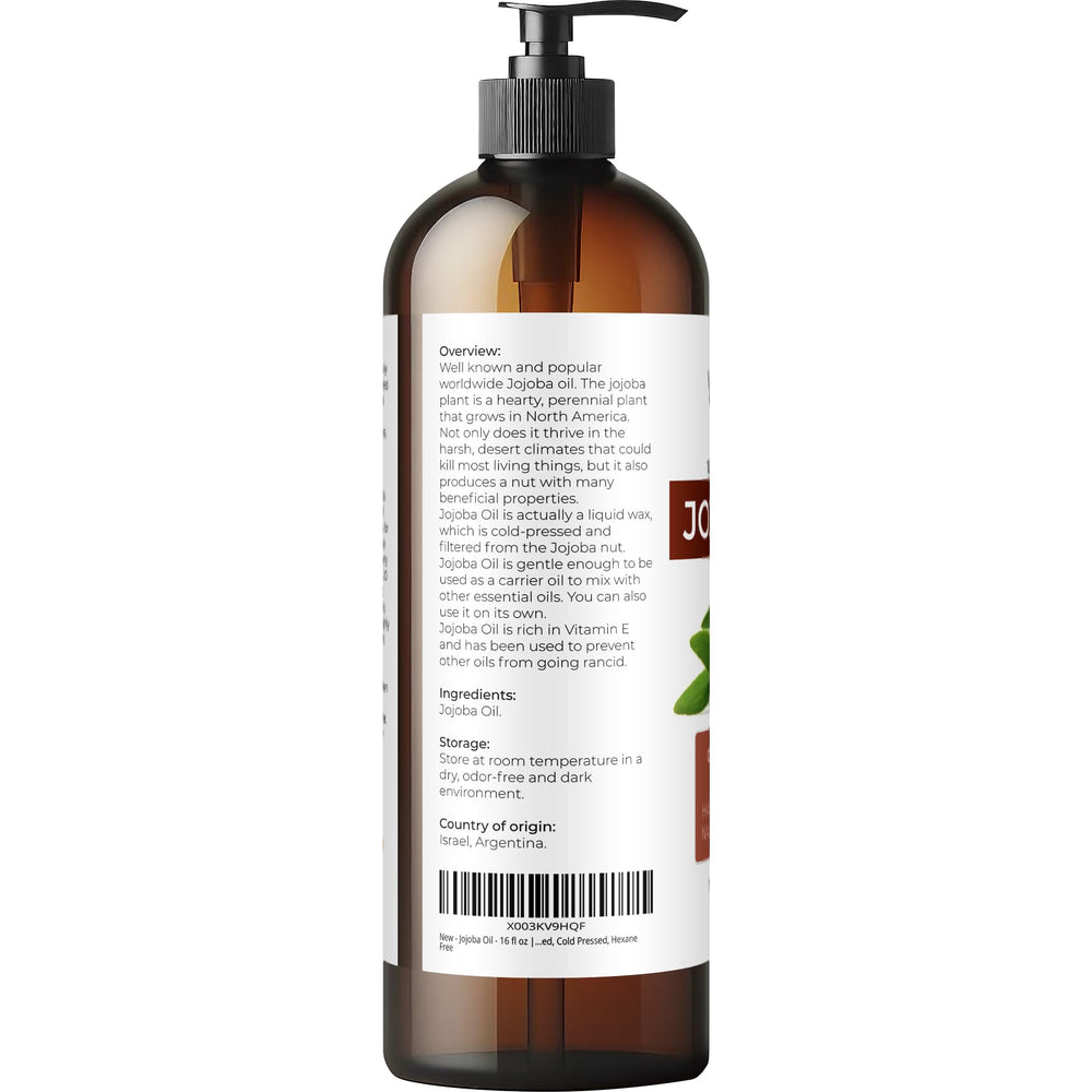 Velona Jojoba Oil drops on hand for quick skin moisture.