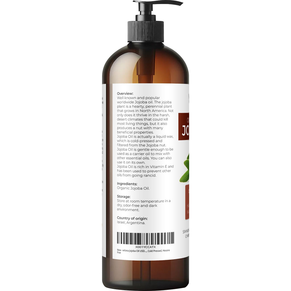 Velona Jojoba Oil applied to face for gentle makeup removal and hydration