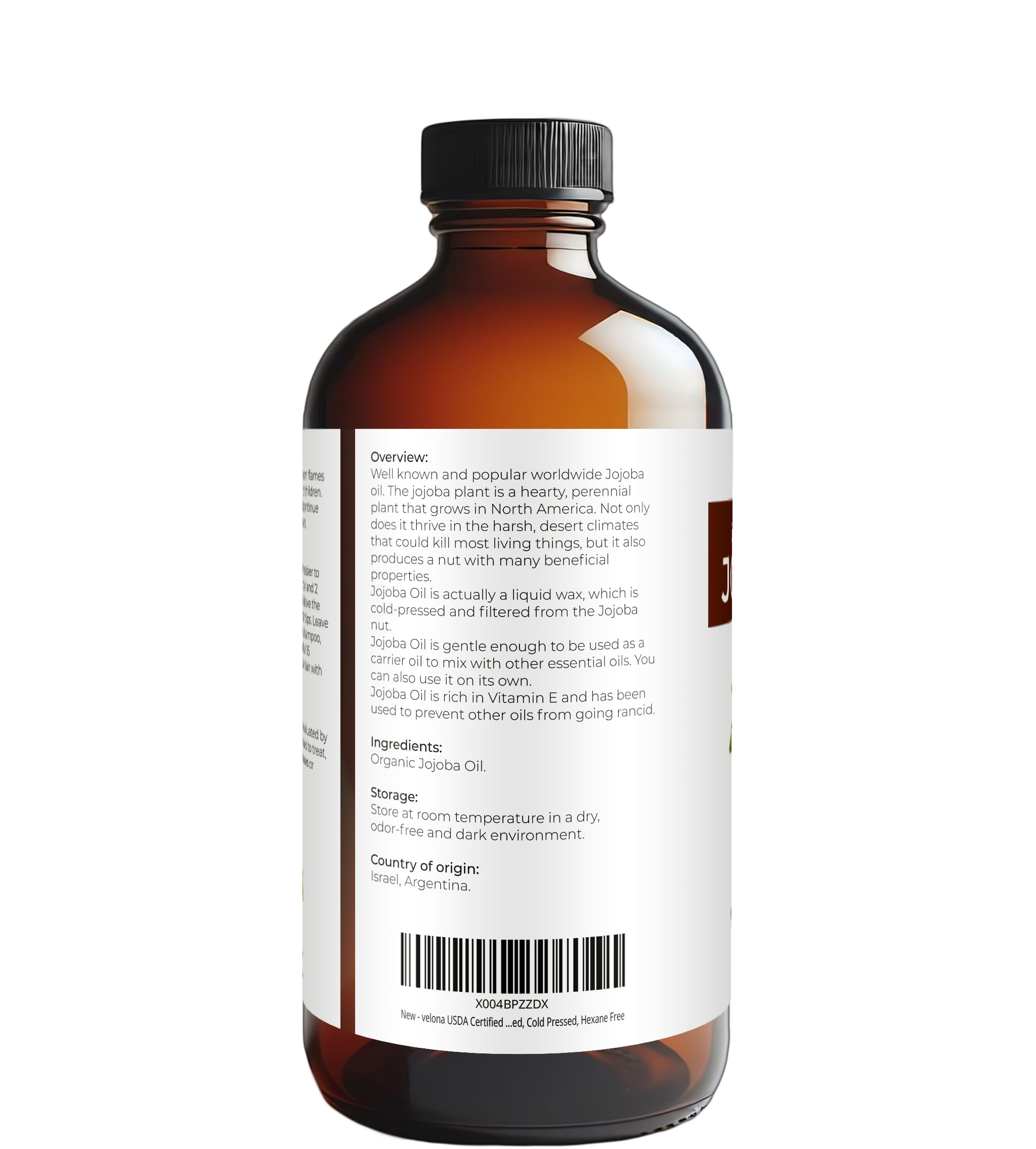 Velona Jojoba Oil for hair enhances shine and helps manage frizz
