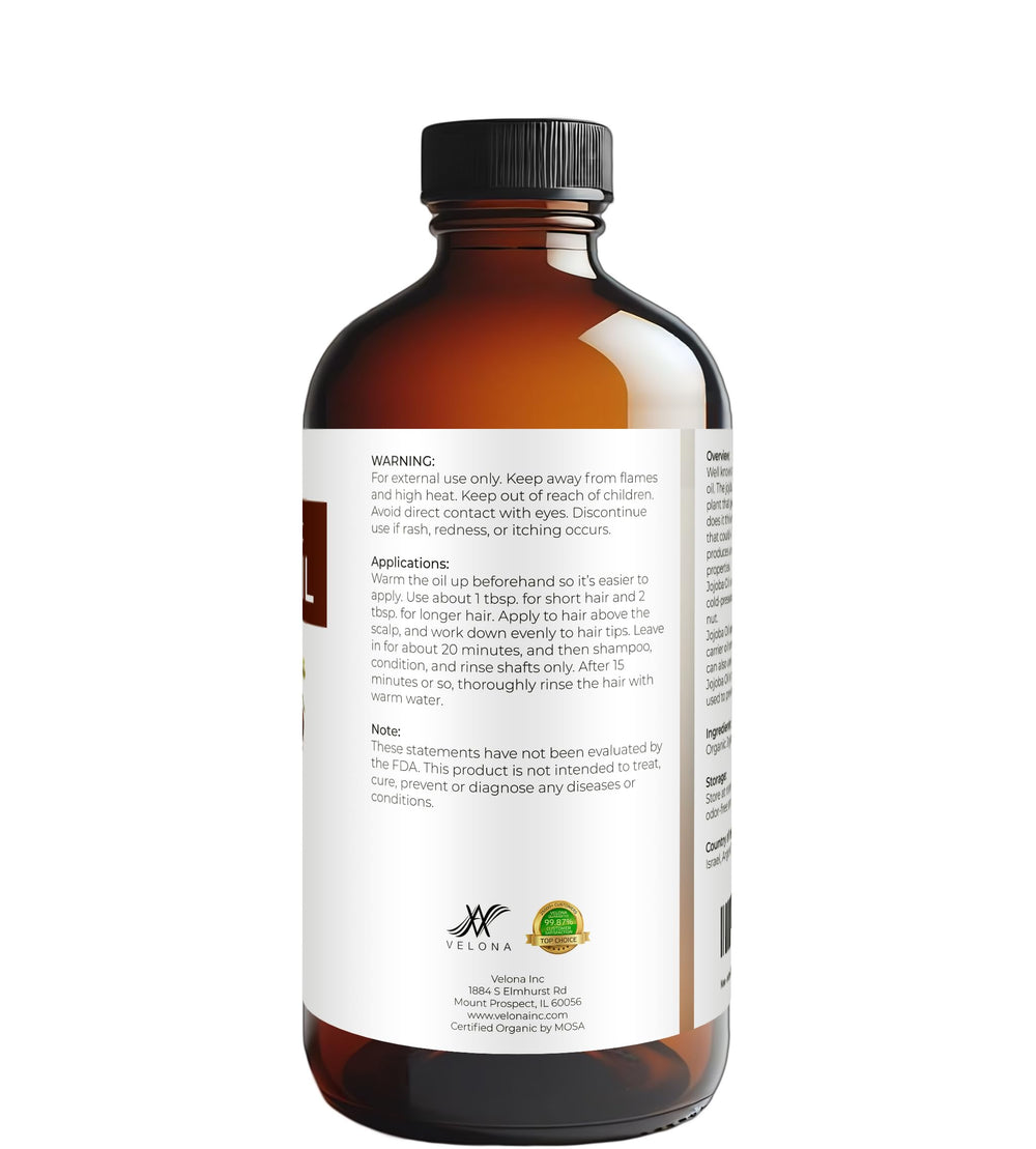Velona Jojoba Oil for nails softens cuticles and reduces brittleness