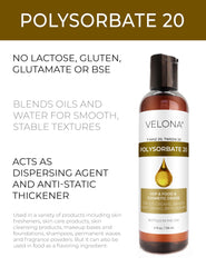 Velona Polysorbate 20 pour demonstrates easy emulsions in formulations.