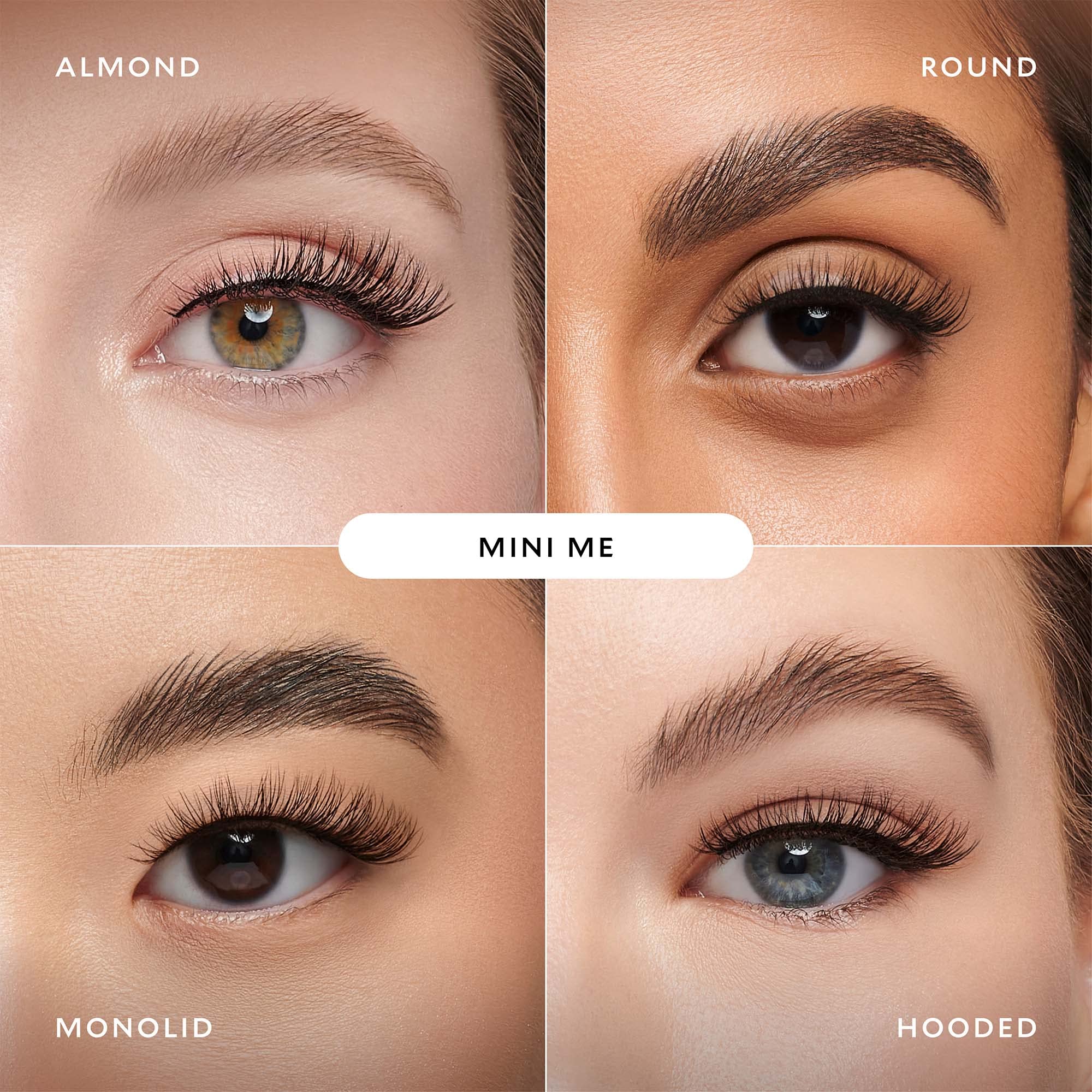 VELOUR Velour Effortless Lashes cat-eye flare style for subtle drama.