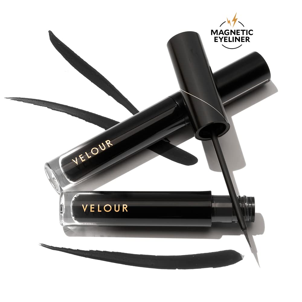 Velour Lash & Go lash compatibility with magnetic and false lashes.