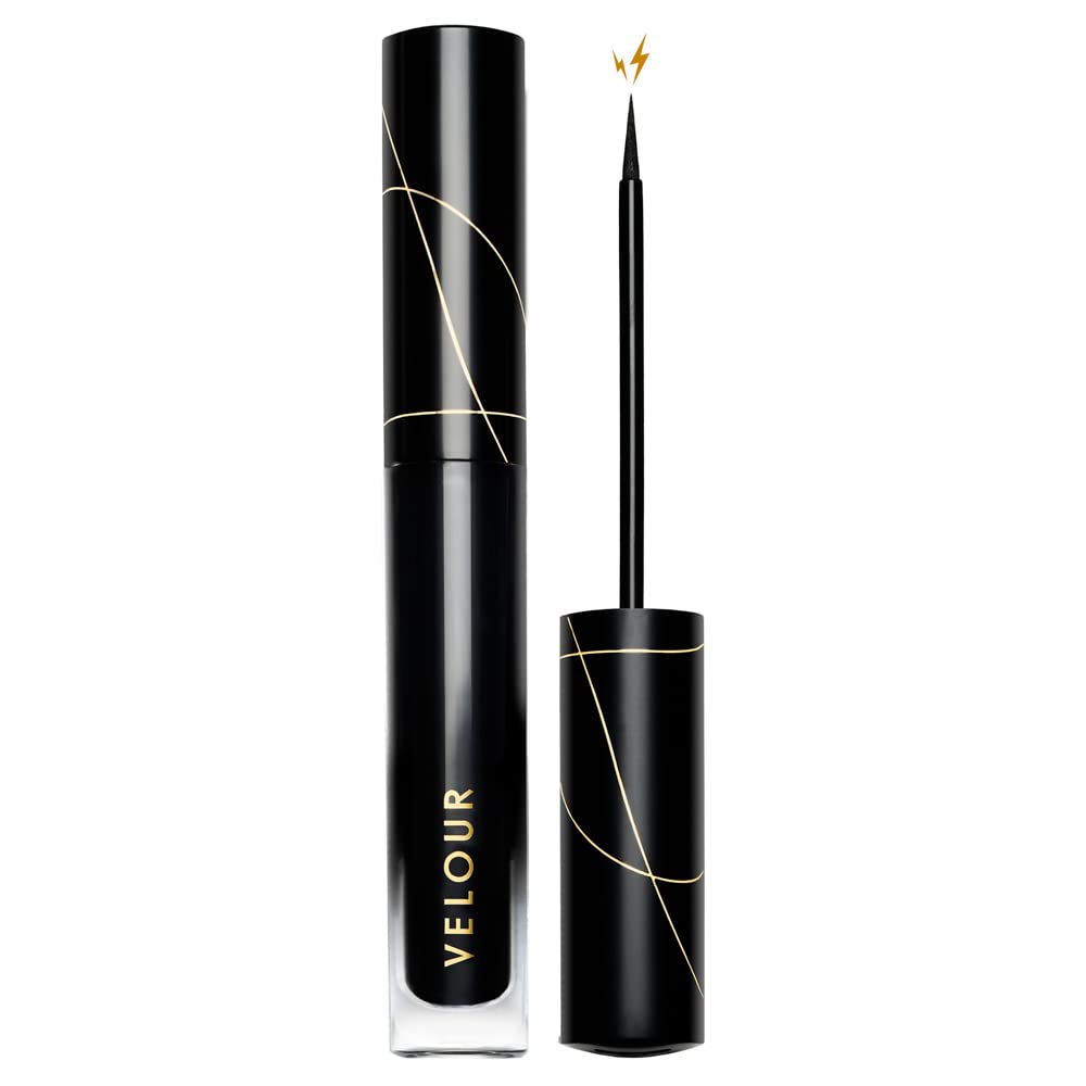 Velour Lash & Go liner cap enables quick, mess-free application on the lid.