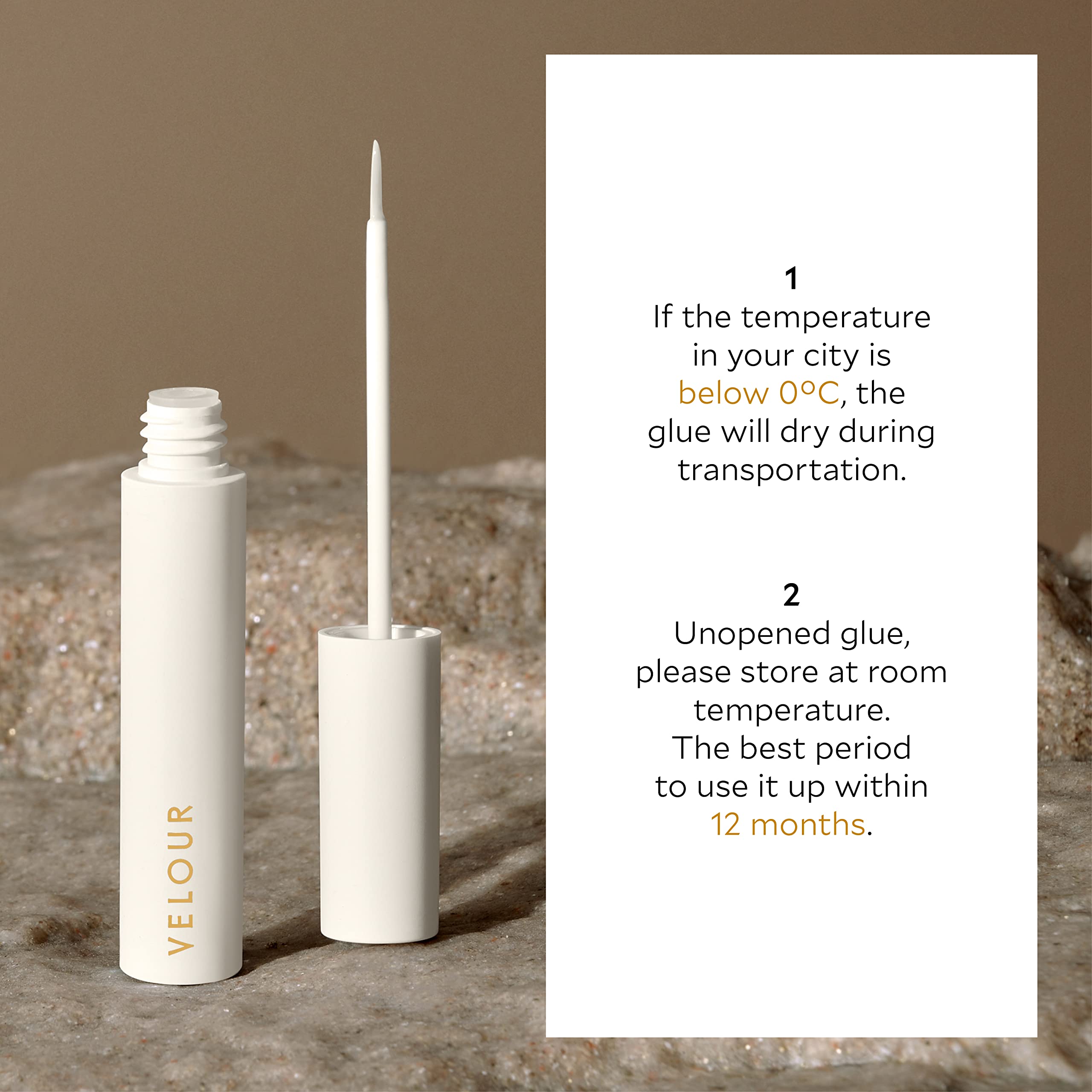 Velour wedding-ready lash glue designed for special occasions and daily glam.