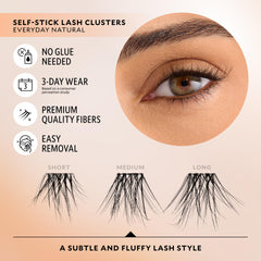 Velour Xtensions underlash clusters shown in an 18-cluster set for natural blending.
