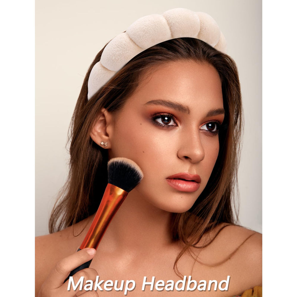 VELSCRUN four wristbands secure the headband for comfortable masking sessions.