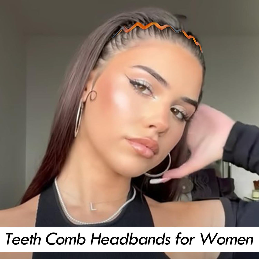 VELSCRUN headband glasses-friendly design keeps hair off lenses