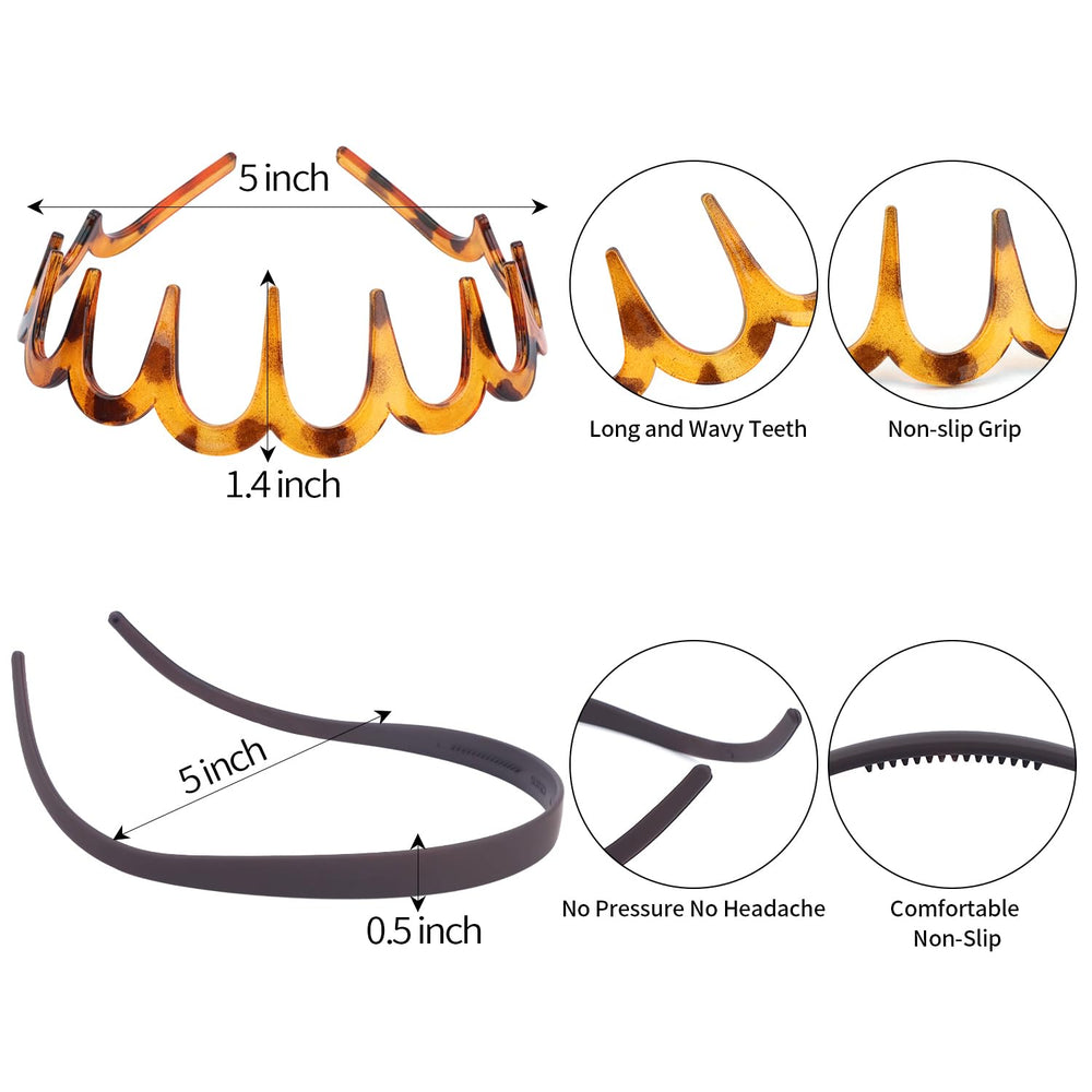 VELSCRUN knot-design headband offers versatile styling options.