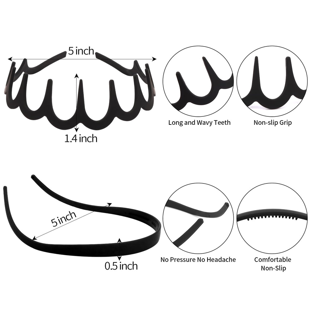 VELSCRUN headband packaging display shows two design options
