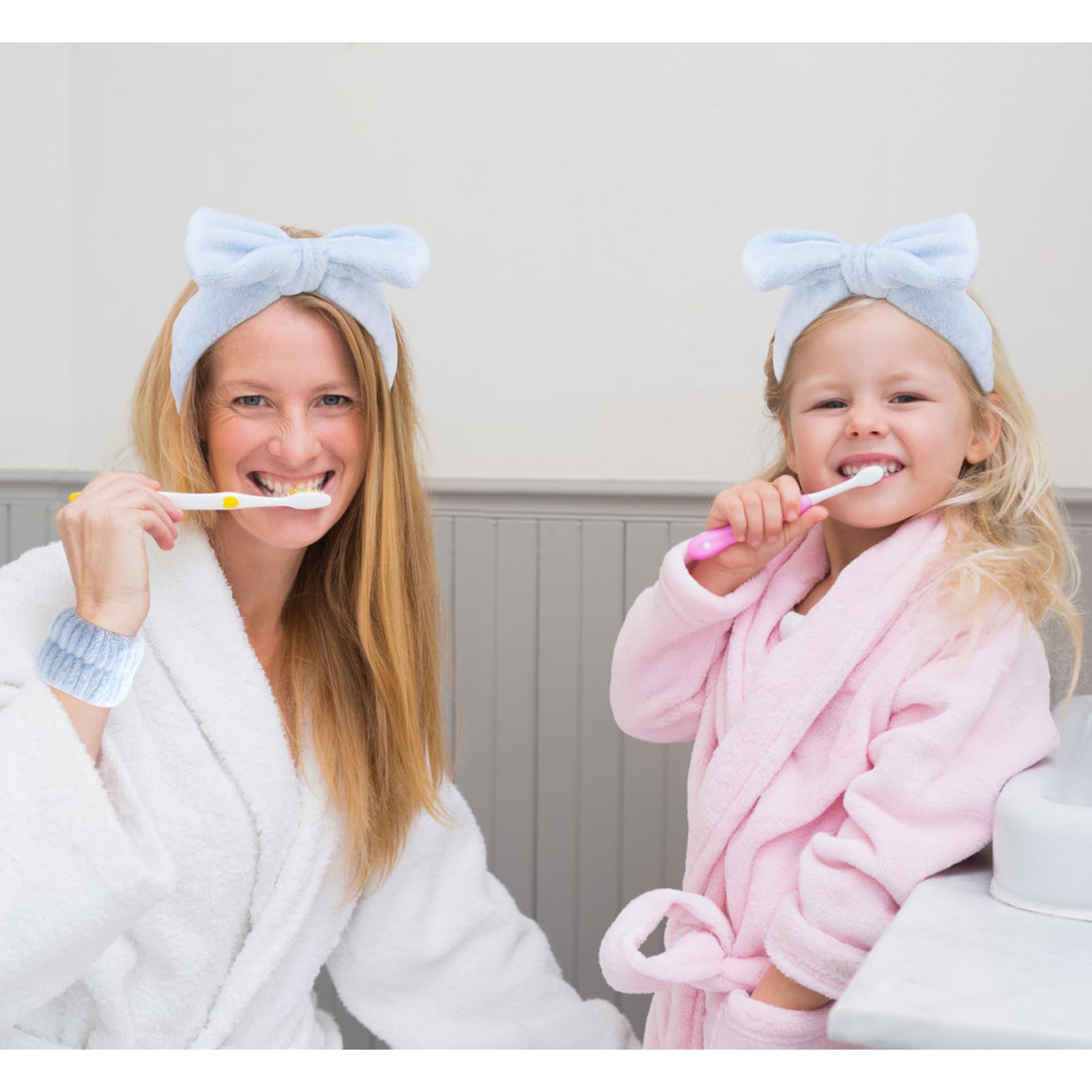 VELSCRUN Spa Headbands blue set gift-ready packaging ideal for gifting