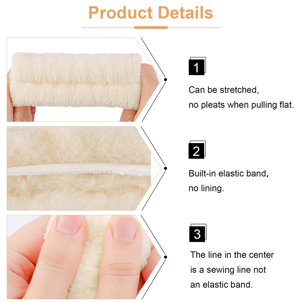 VELSCRUN headbands designed for makeup, facial care, and post-cleanse routines.
