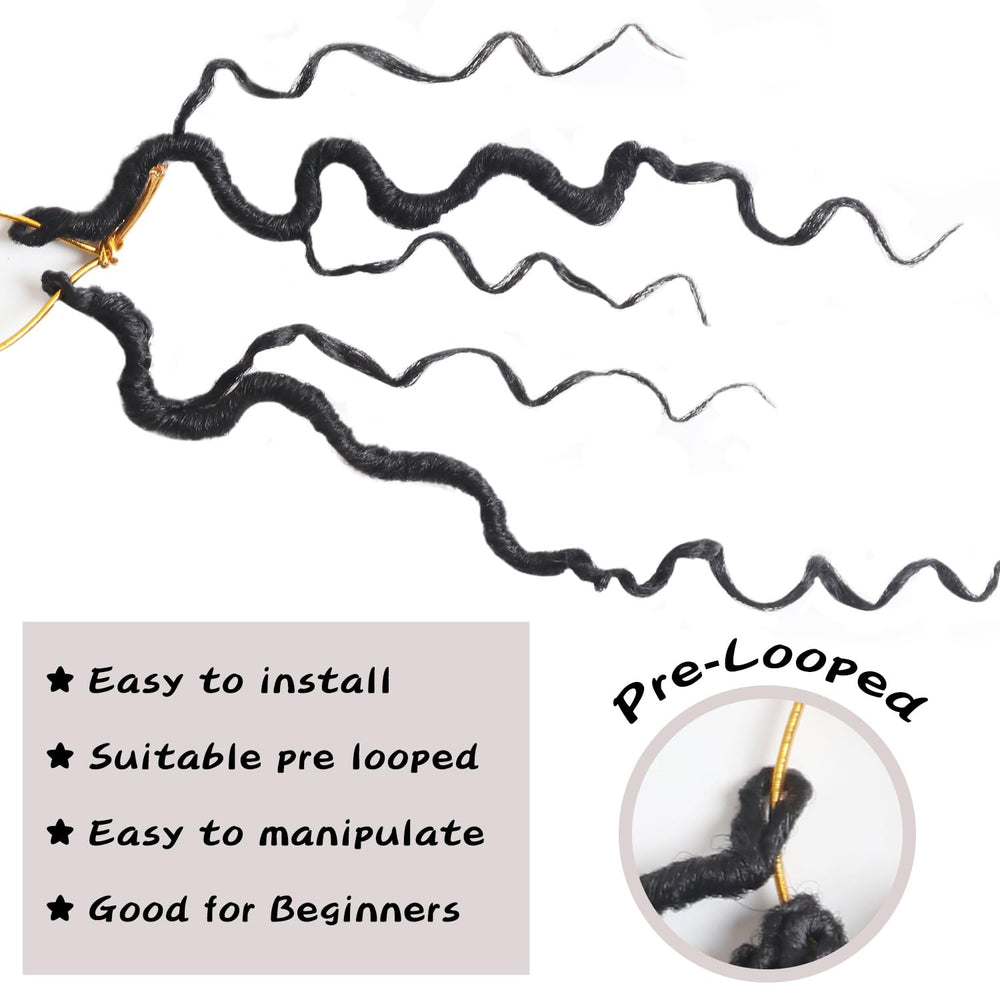 Vemet Goddess Locs bundles display 12 strands per pack across 9 packs.
