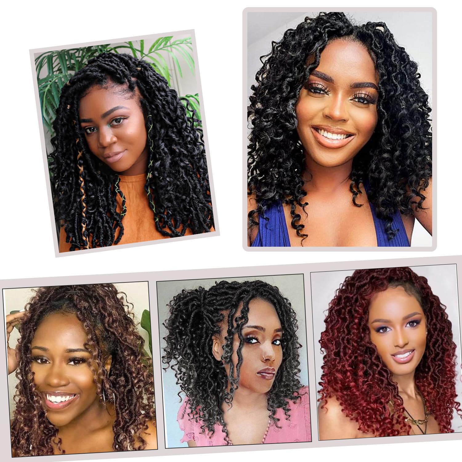 Vemet Goddess Locs 1B color swatch shows natural shade.