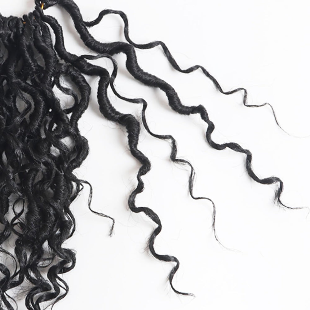 Vemet Goddess Locs offer easy daily wear for work and vacation.