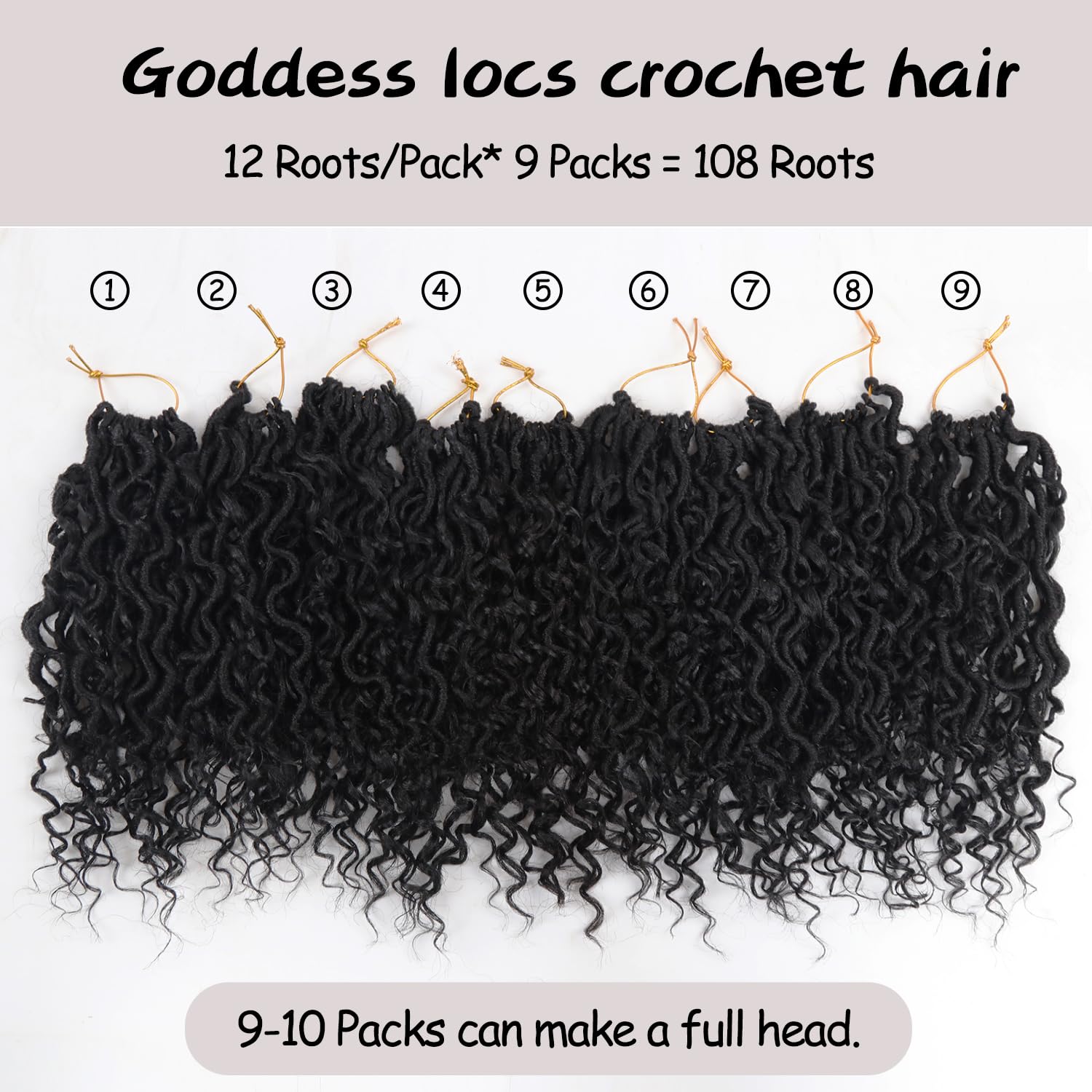Vemet Goddess Locs on model deliver lightweight, breathable wear.