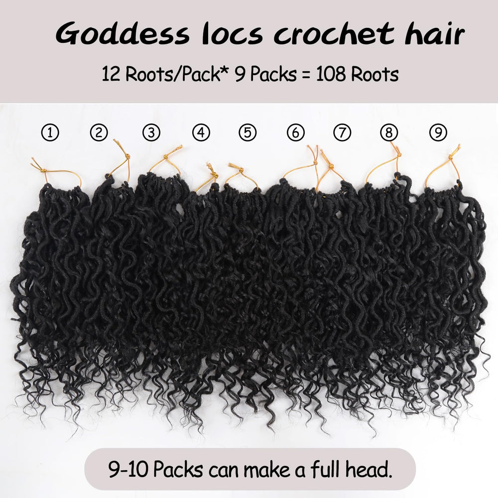 Vemet Goddess Locs on model deliver lightweight, breathable wear.