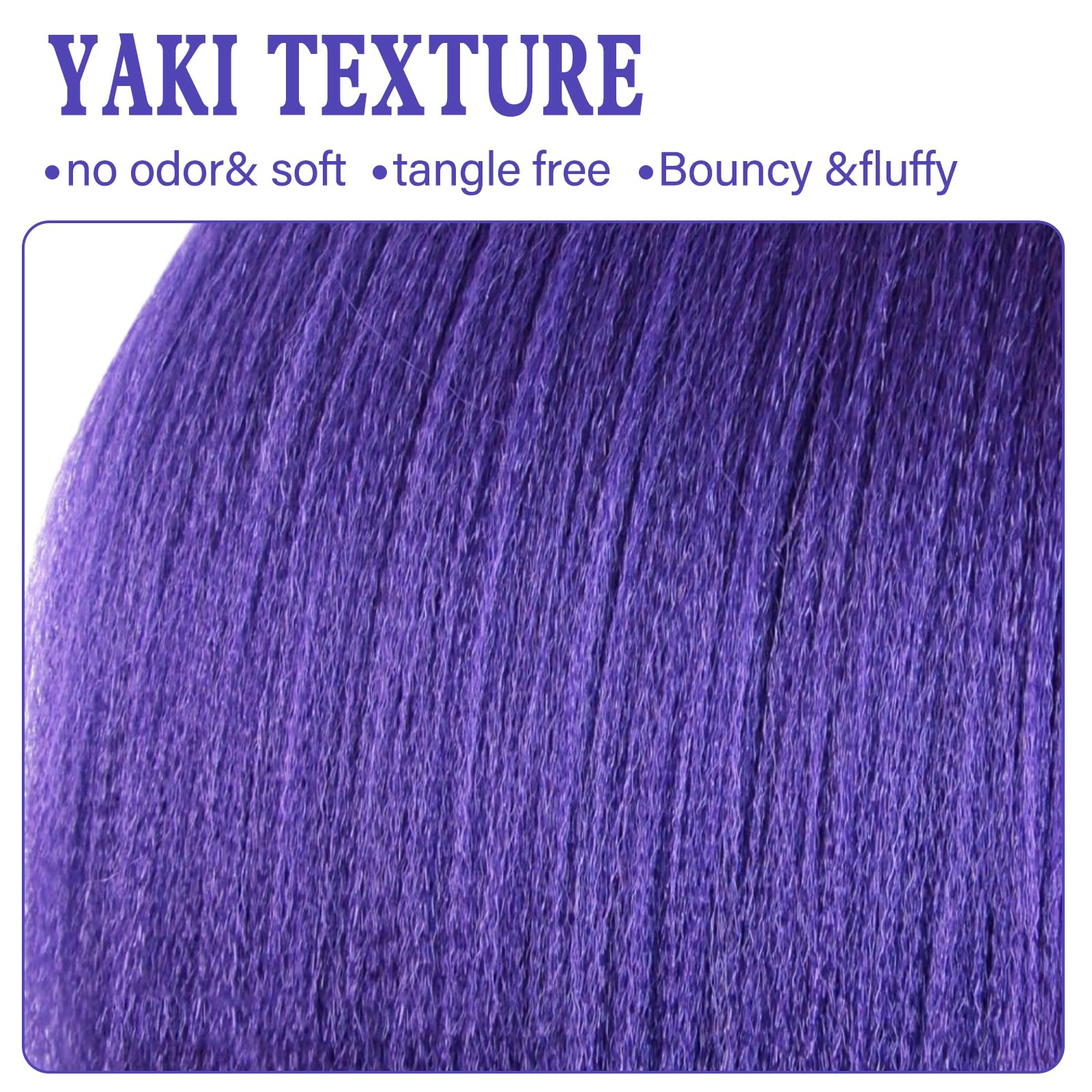 Vemet purple pony tail 26-inch wrap-around braid for cosplay