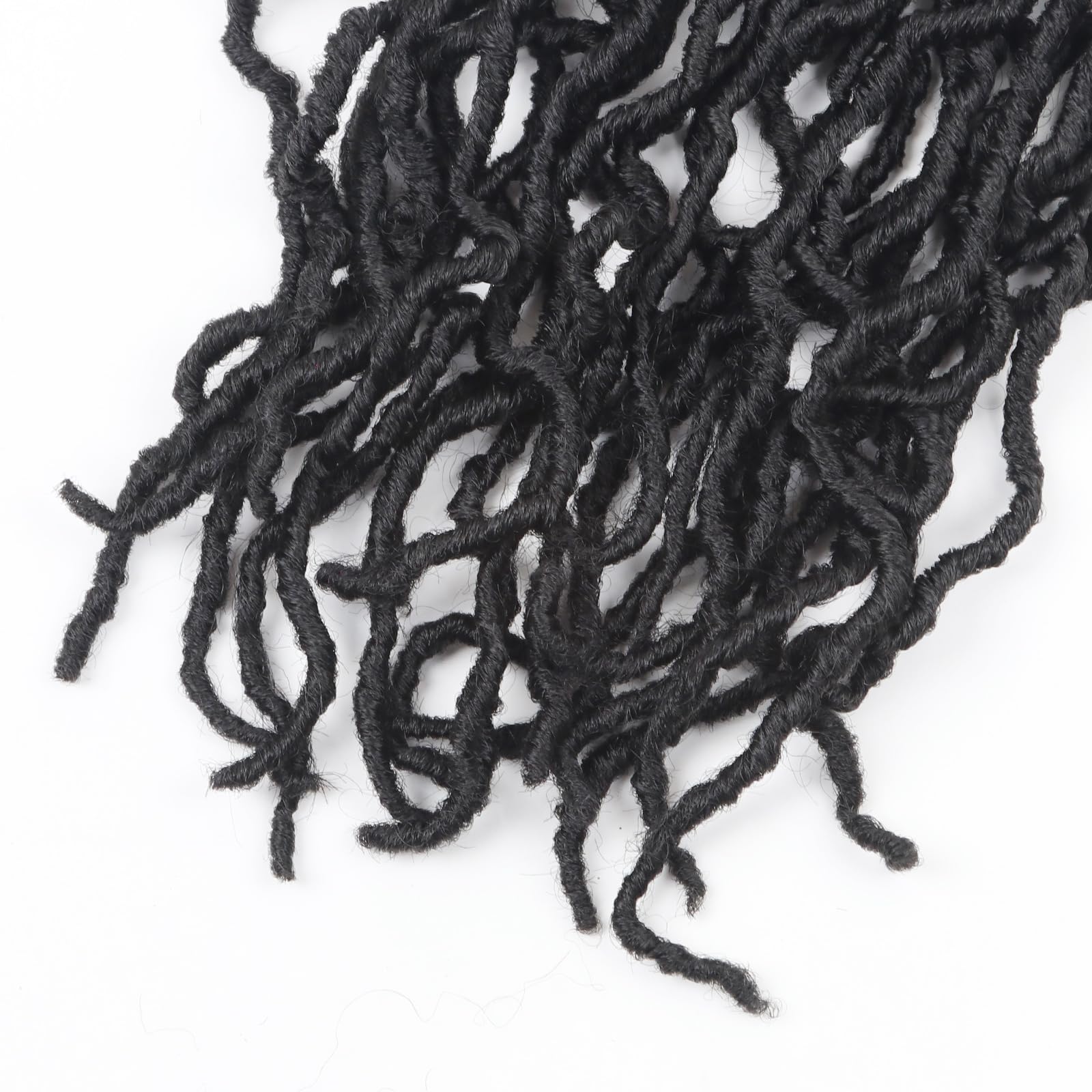 Vemet Soft Locs 30 Inch model wearing hairstyle demonstrates versatile styling options