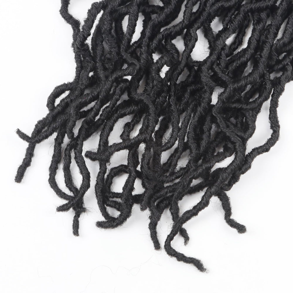 Vemet Soft Locs 30 Inch model wearing hairstyle demonstrates versatile styling options