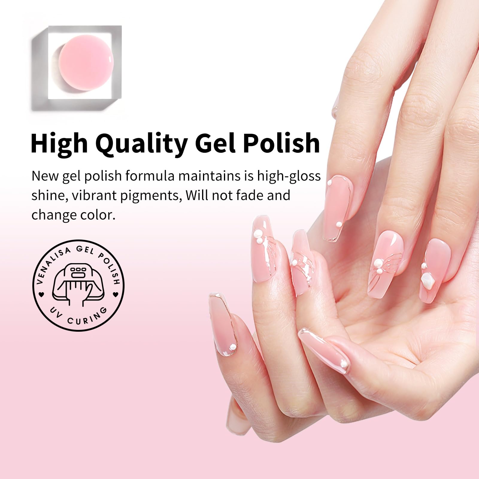 VENALISA base coat required to prime nails for best results.