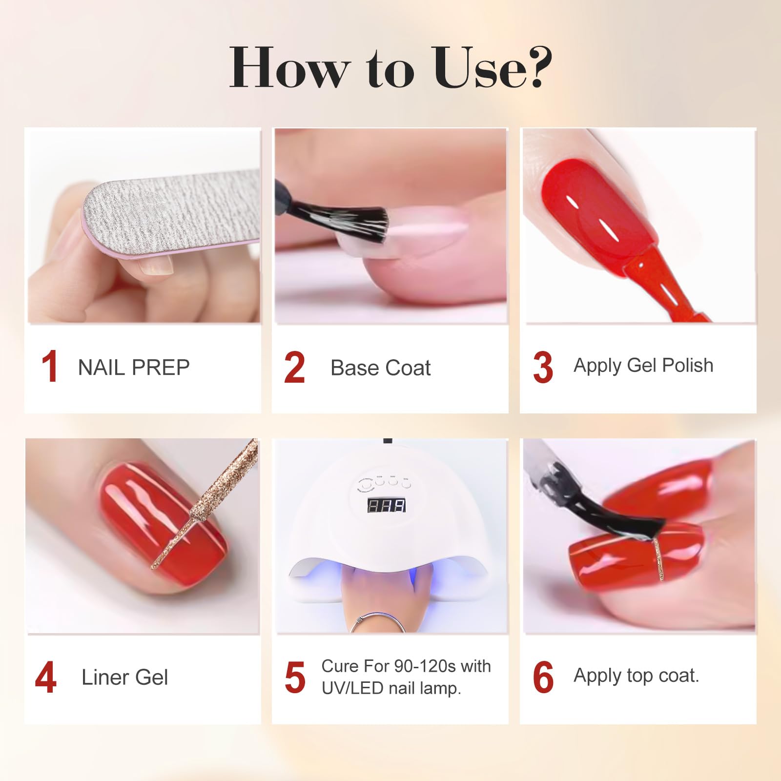 Venalisa liner gel packaging with 8ml bottle ready for at home manicure