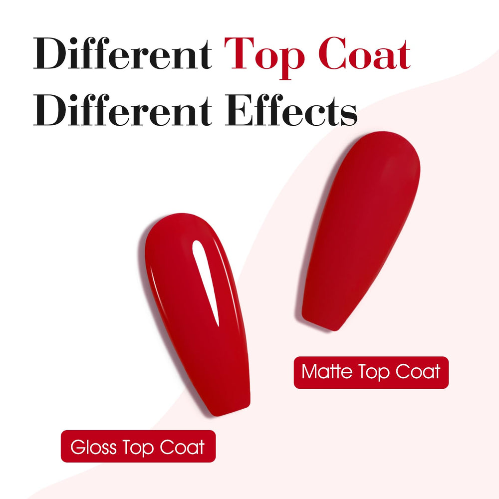 VENALISA red gel nail polish brush application showing easy, even coverage