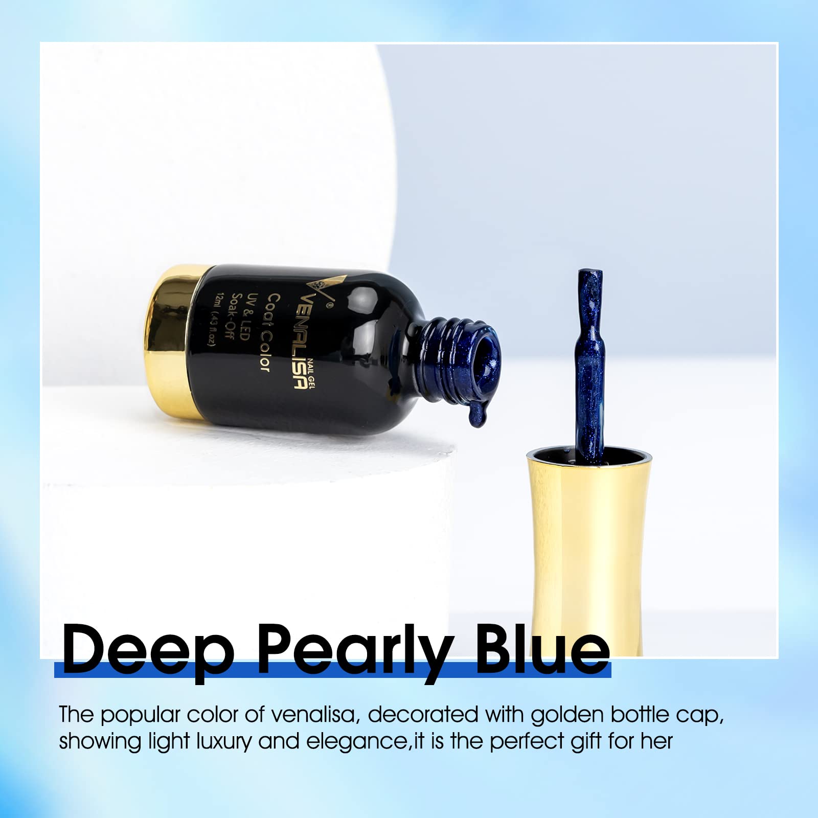 VENALISA application image hints at smooth layers and even color for DIY nails.