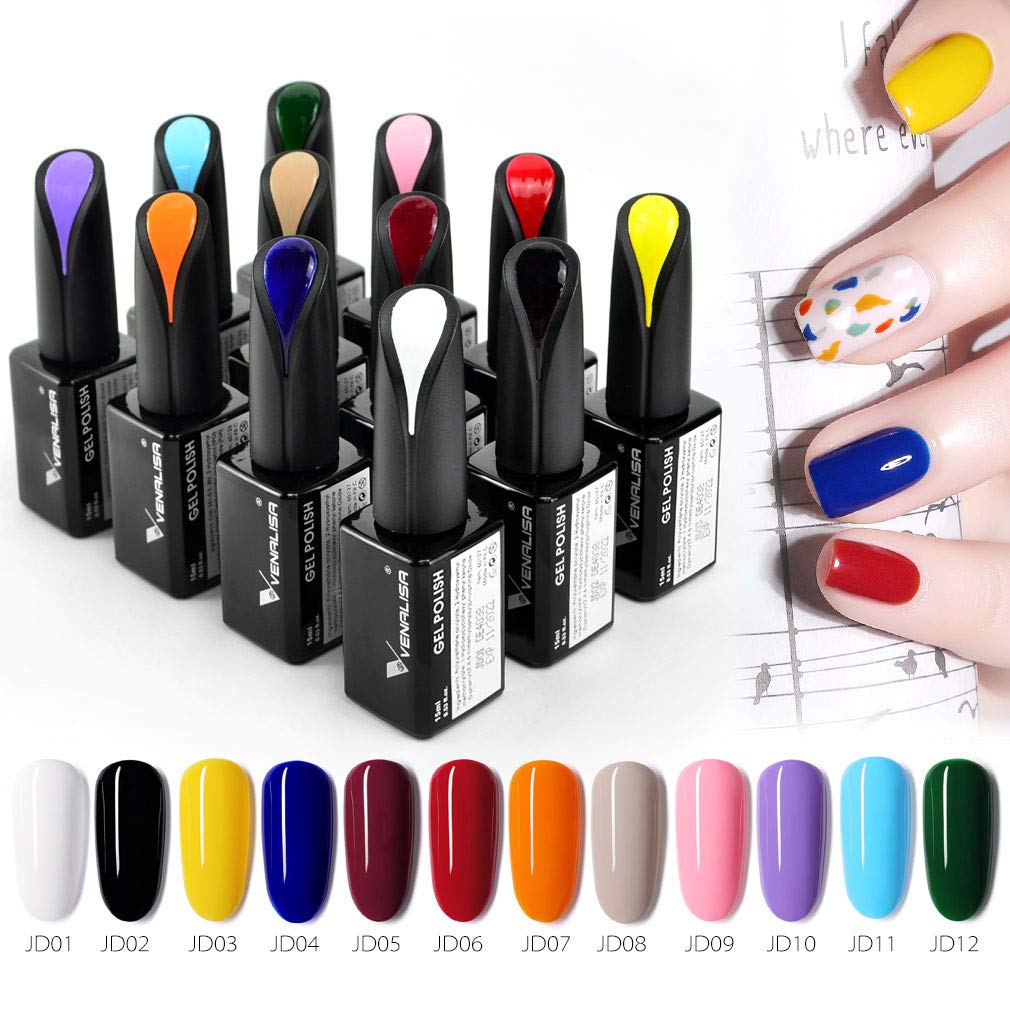 VENALISA salon-quality gloss on nails demonstrates professional-at-home results