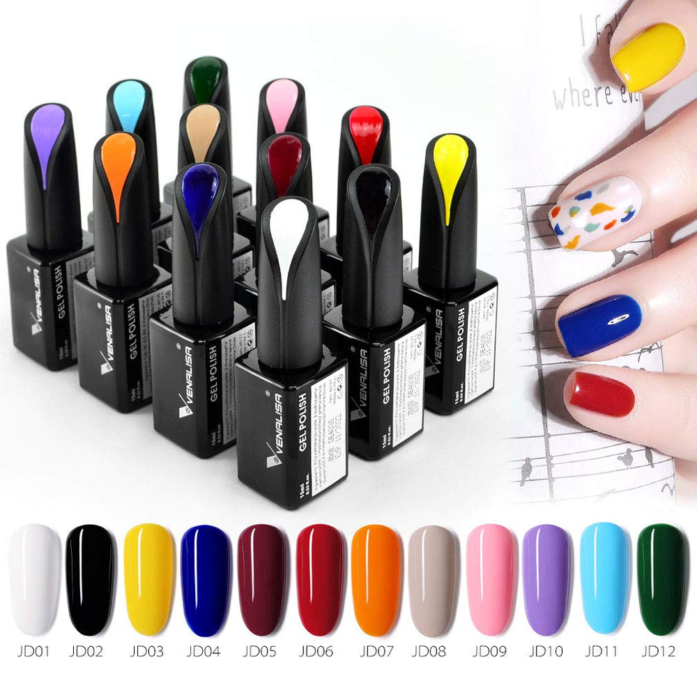 VENALISA salon-quality gloss on nails demonstrates professional-at-home results