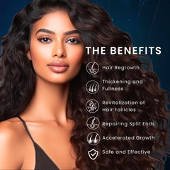 Venanoci biotin vitamins on a vanity highlight scalp nourishment and health.