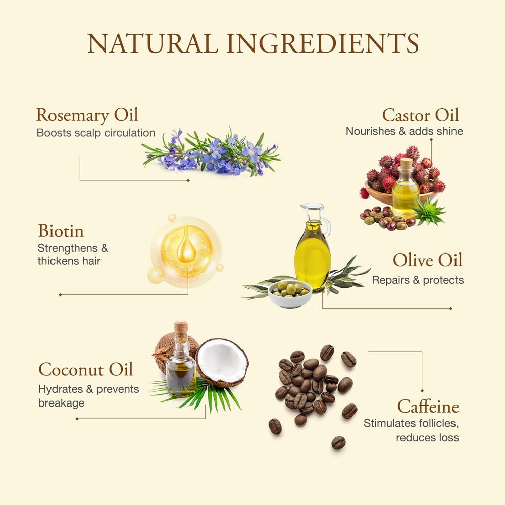 Massaging Venanoci hair growth oil into the scalp for enhanced absorption